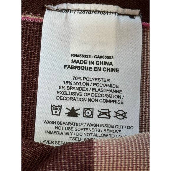 Nike Women's Dri-Fit Mid-Rise Graphic Training Shorts M Polyester/Spandex - Picture 6 of 6